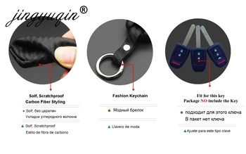 Keyforkess Silicone carbonio chiave copre caso per Honda Accord Civic città CR-V Jazz XR-V Vezel HR-V Fit LX Sport fibra Car Styling - Jingyuqin Silicone carbonio chiave copre caso per Honda Accord Civic citt CR V Jazz XR