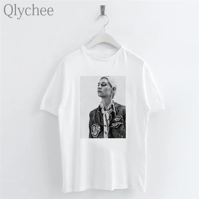 Женские футболки с принтом Qlychee Harajuku желтые геометрические коротким рукавом и