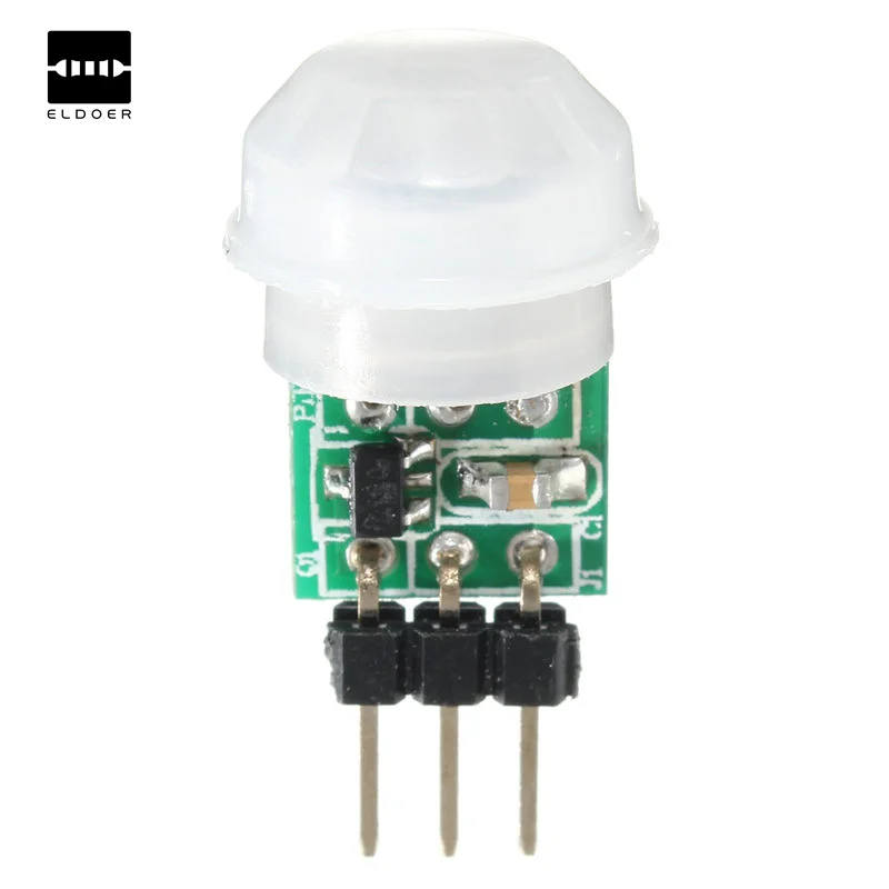 

5Pcs Mini IR Infrared Pyroelectric PIR Body Motion Human Sensor Detector Module