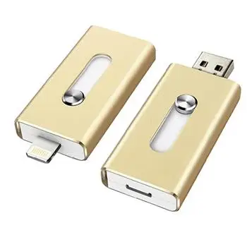 USB флеш-накопители Android 32G 64G 128 Memory Stick для IOS11 iPhone 8, 7 Plus 6 S ipad/PC OTG Flash Drive внешняя флэш-память