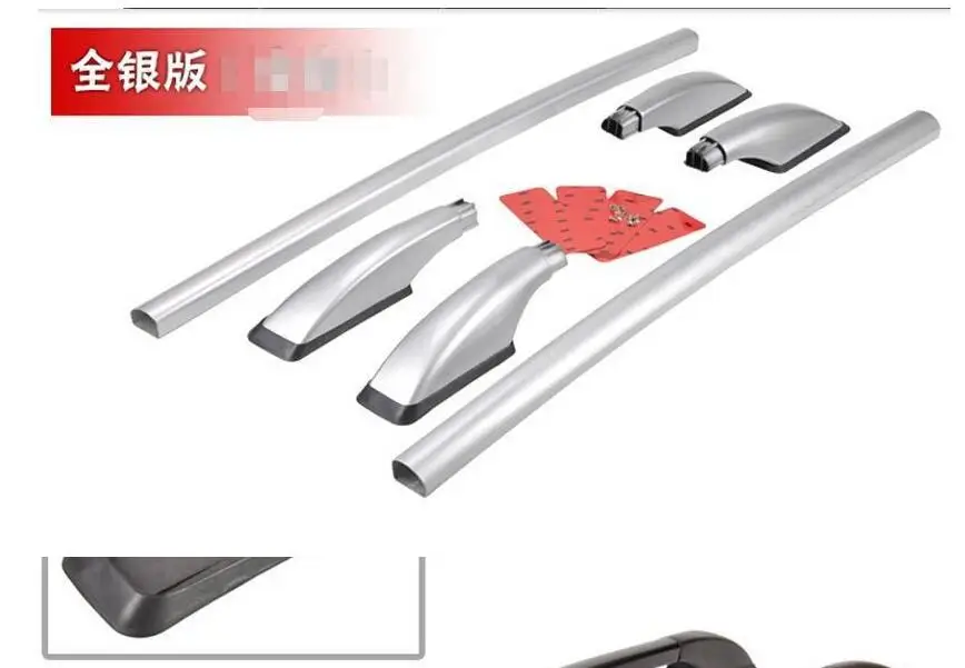 

Fit For Qashqai 2014 2015 Aluminum alloy paste Roof Rack Side Rails Bars Roof Racks a Pair