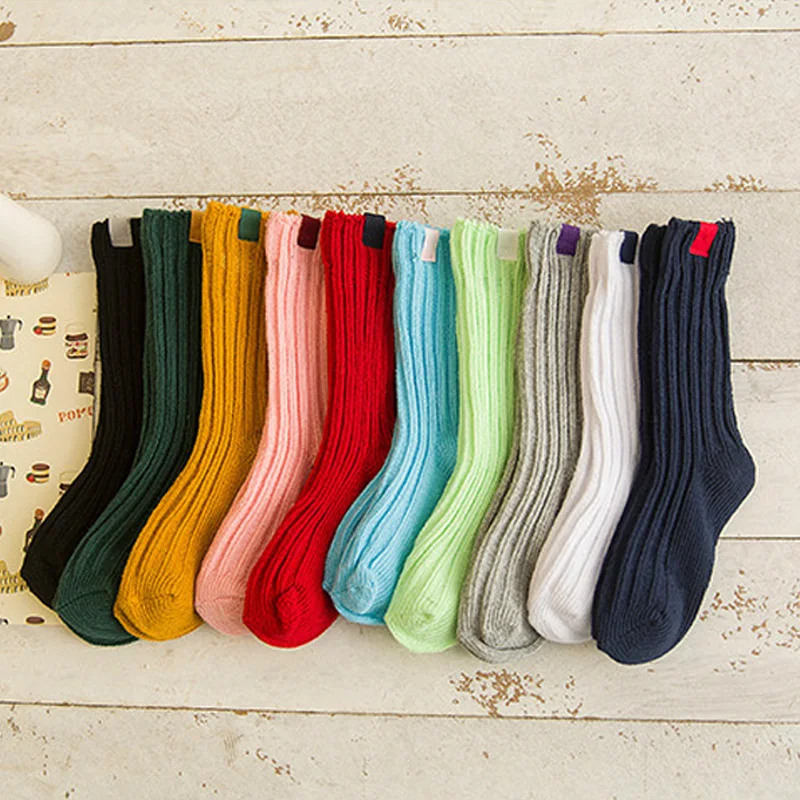 High Quality Thick Thread Woven Children Socks Soft Breathable Infant