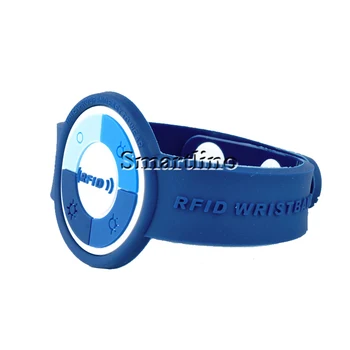 

100PCS/Lot Door Access Control 125khz RFID Low Frequency TK4100 Chip Waterproof Silicone Wristband