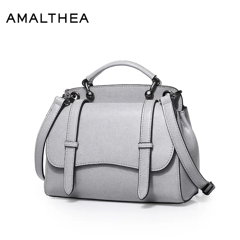 

AMALTHEA Brand Women Split Leather Bags Handbags Women Famous Brands Messenger Bolsa Feminina Crossbody Bags For Women AMAS046