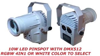 

Eyourlife Hot 2015! 10W 4IN1 RGBW or White CREE LED Pinspot DJ Spot Beam Light Stage Party Bar Effect Colourful Lighting NEW