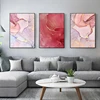 Modern Abstract Beautiful Colorful Golden Petals Ink Canvas Painting Wall Art Nordic Print Scandinavian Decoration Picture ► Photo 3/6