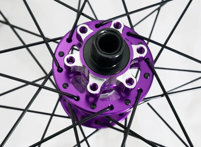 Best Fire Eye 27.5er 27.5" inch 650B MTB moutain bike bicycle wheel Anodized purple color front15*100mm rear12*142mm purple color 4