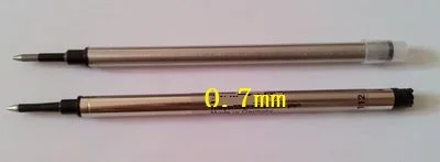 100pcs 팩 롤러 볼 리필 블루 플라스틱 회전 팁 무료 배송