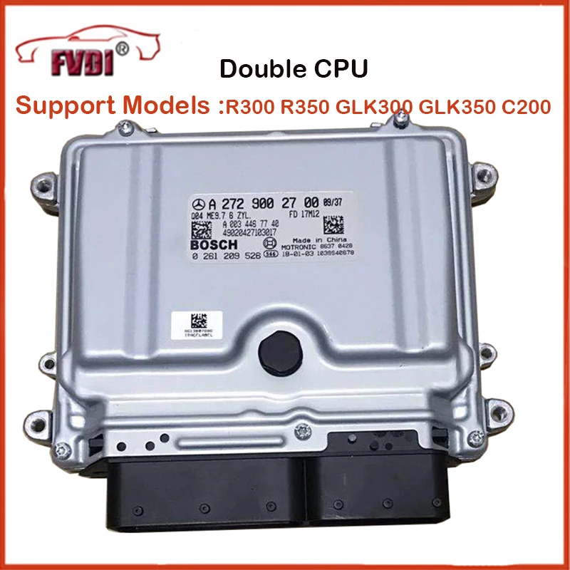 

MB Engine Control ECU Module. Double CPU Board inside.Full replace all Engine Computer Module Part number which begin with A 272