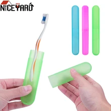1 шт. портативный дорожный Чехол для зубной щетки, зубные щетки для здоровья, защита от пыли, яркие цвета, пластиковая зубная щетка, Чехол для трубки