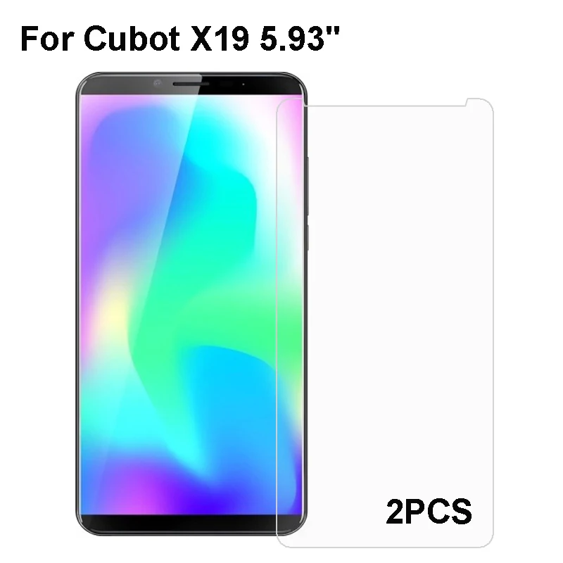 2 шт. Cubot X19 закаленное стекло 9H Высококачественная защитная пленка