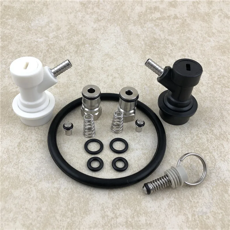 

Home Brew Beer Kegs Ball Lock Post & Poppet,Keg disconnects, Seal O ring kit, Pressure Relief Valve For Ball Lock Cornelius Kegs