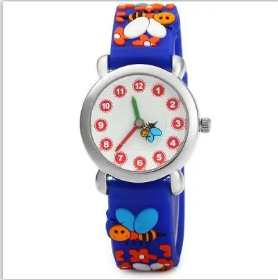 

Cartoon Watch 2016 New Kids Cute Bee waterproof Quartz Watch Analog Soft Silicone Casual Watch Children Sport Watch Relogio
