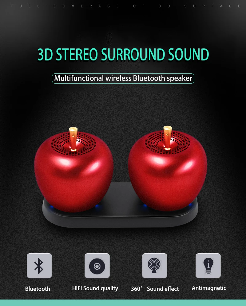 

Special design and Complex process unblocked music player home theatre mini Bluetooth speaker