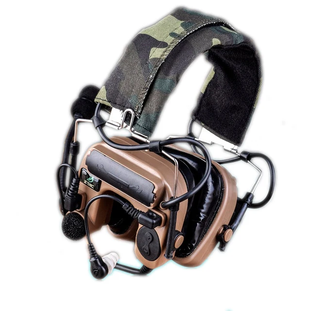 Наушники Z tactical Sordin Airsoft охотничий шлем COMTAC IV шумоподавляющие Kenwood|Тактические