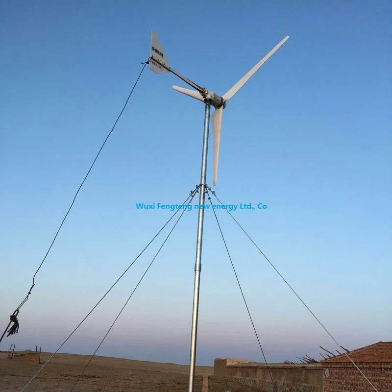 

wind generator horizontal wind turbine 2000w 2kw 48v charge solar battery solar system combination wind generator for household