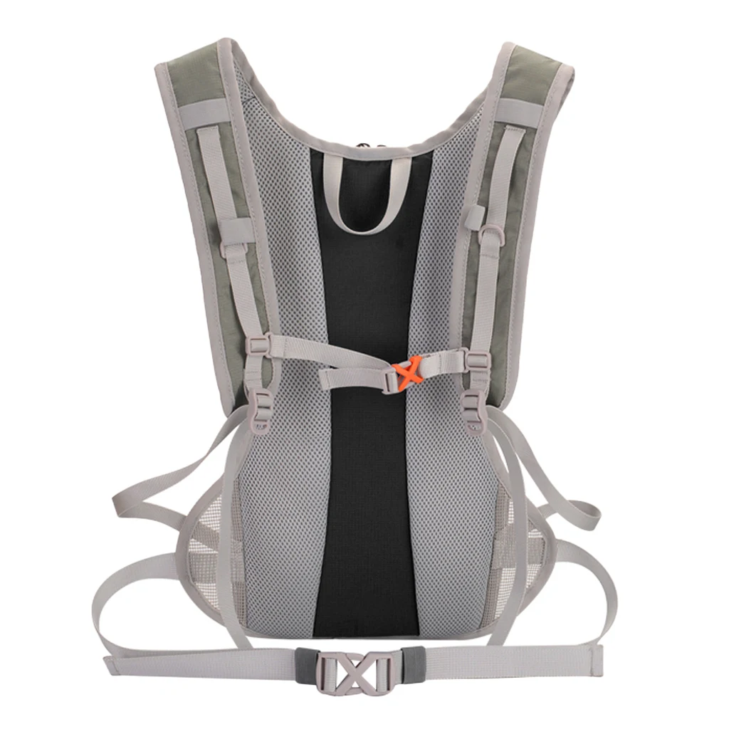 2L Water Backpack Hydration Pack Camping Water Bladder Bag Pouch Waterproof Nylon for Outdoor Sports Hiking Climbing Cycling