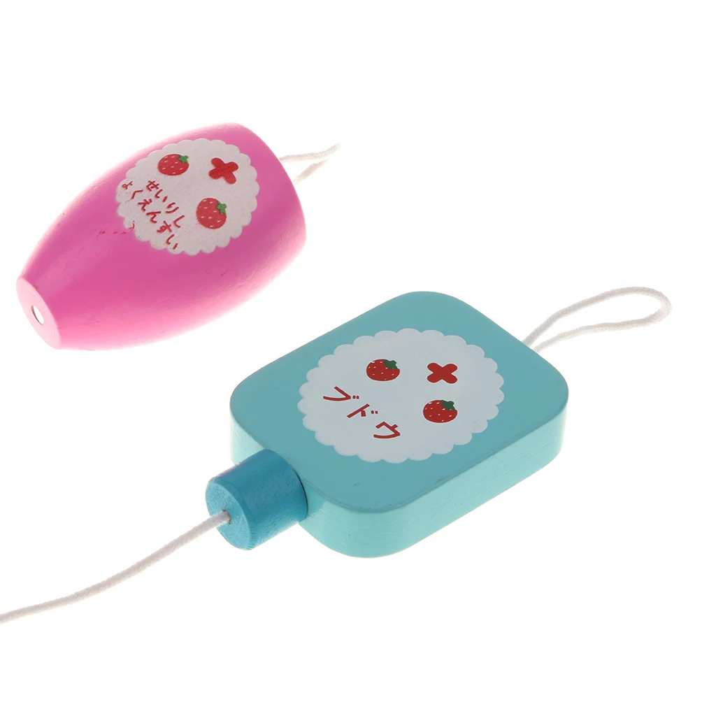Wooden Strawberry Hospital Drip Stand Doctor & Nurse Kits Kids Pretend Role Play Educational Toy