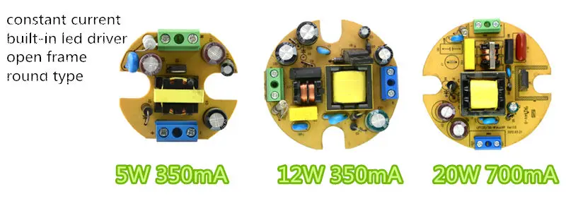 led driver constant current open frame round