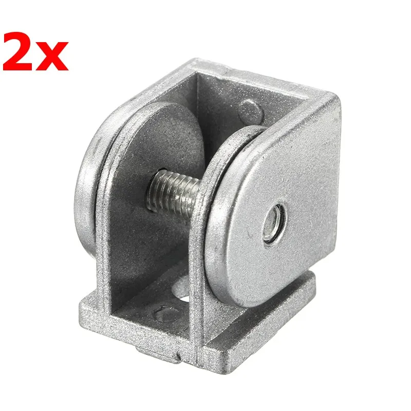 Kopen ZAH20 2 Stks Scharnier Meubelbeslag Industri euml;le Verstelbare Scharnier Hoek Connector Rotatie Hoek Hardware Zinklegering 20x20mm