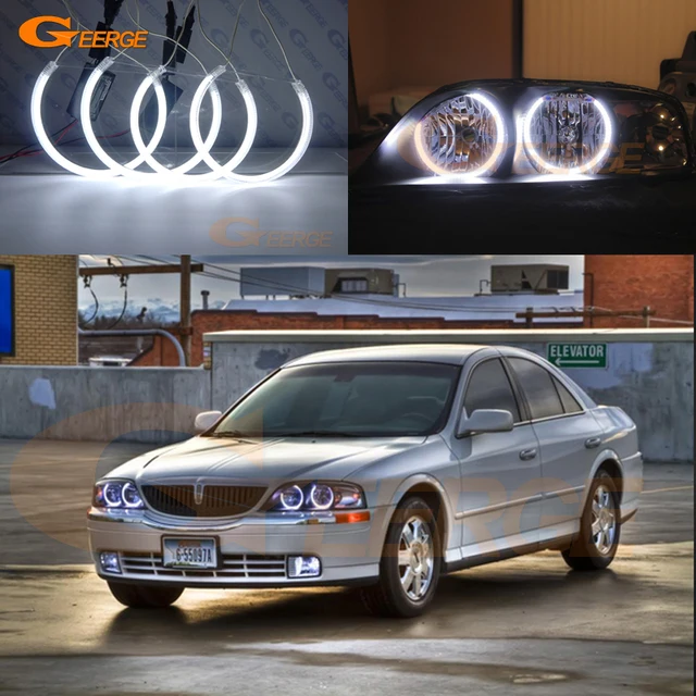 For Lincoln Ls 2000 2001 2002 Excellent Angel Eyes Ultra Bright For Lincoln Ls 2000 2001 2002 Excellent Angel Eyes Ultra Bright Headlight Illumination Ccfl