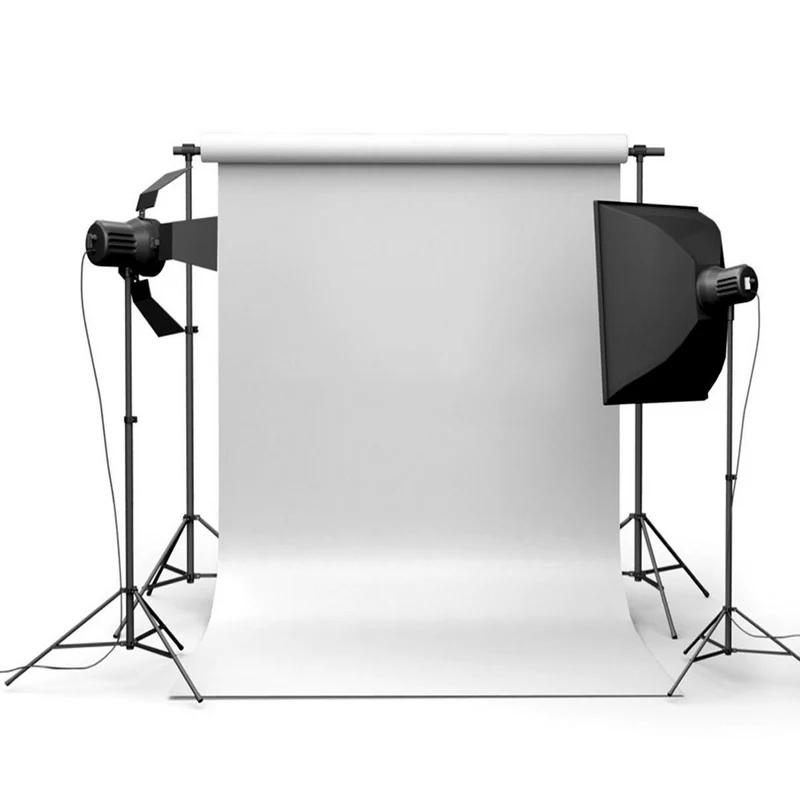 Mayitr 3x5ft Pure White Photography Background Computer Printed Vinyl Wall Studio Photo Prop Backdrop