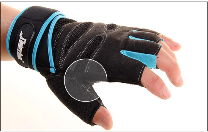 Free Shipping Gym Body Building Training Fitness Gloves Sports Equipment Weight lifting Workout Exercise breathable Wrist Wrap