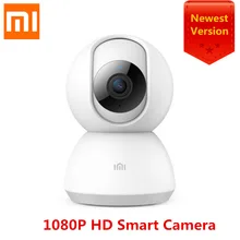 Xiao mi jia mi Smart Cam Cradle Head Версия 1080P 360 градусов ночное видение веб-камера IP видеокамера wifi управление приложением