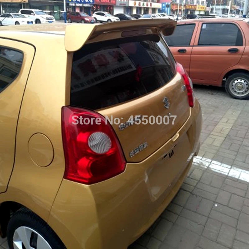 Высококачественный ABS материал для Suzuki Alto 2005- задний спойлер на крыше автомобиля хвост декоративное крыло