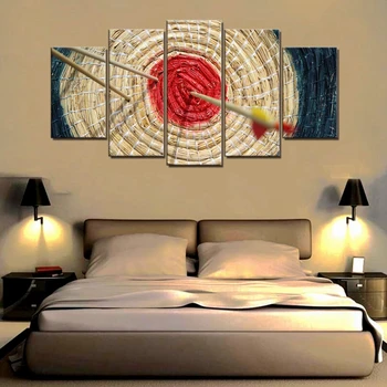 

Landscape Poster Art Print Arrow Red Target Sport Wall Art Canvas Painting for Office Home Wall Decor Picture Artwork Drop Ship