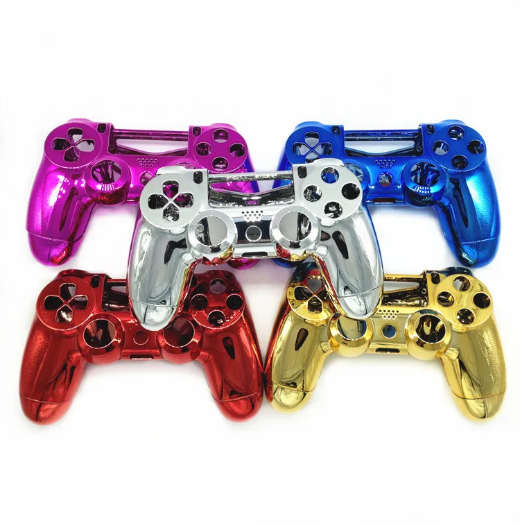 Контроллер PS4 покрытие хромированный чехол Корпус оболочка для sony PS4 DualShock 4 геймпад внешнее покрытие замена версии V1