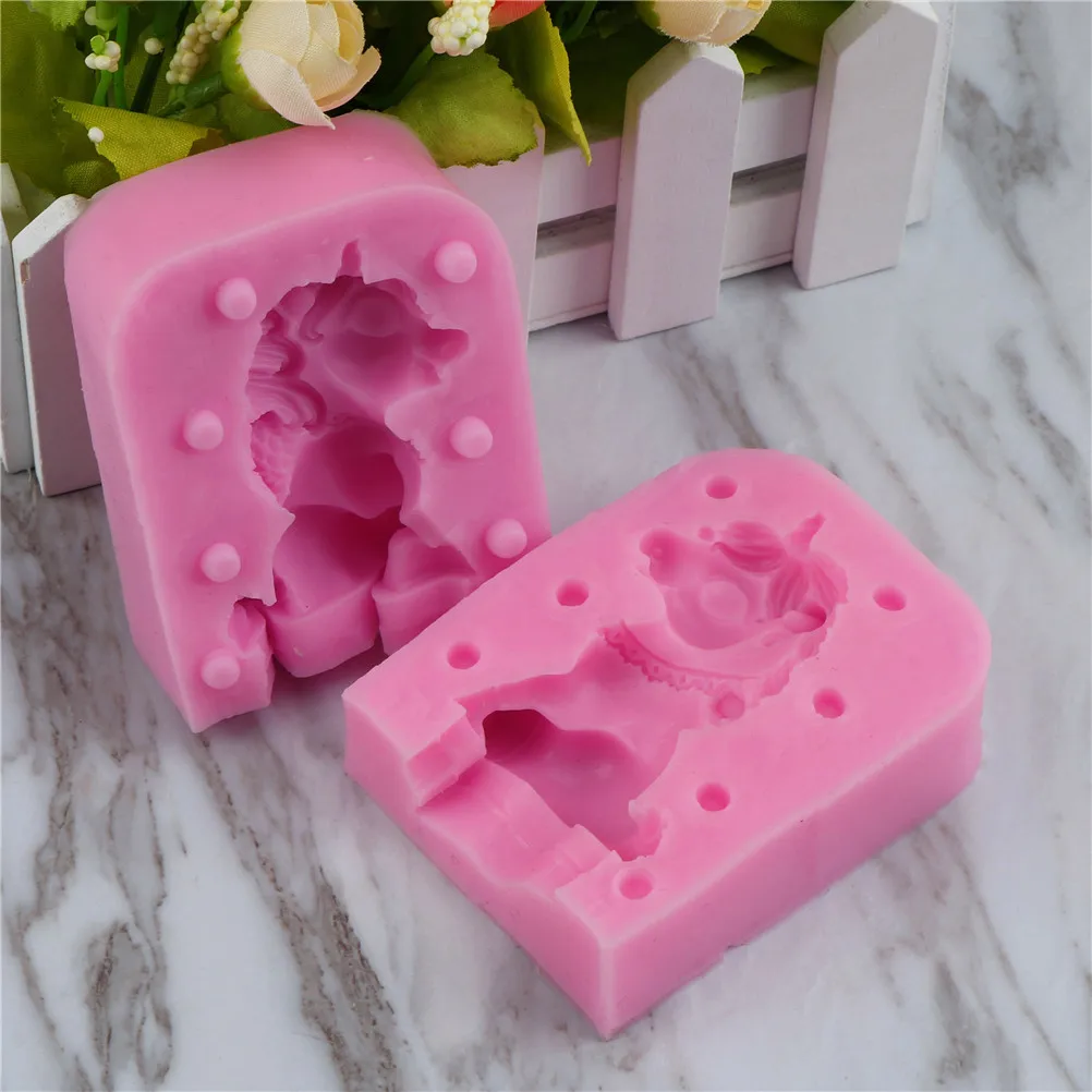 1 Набор 3D формы в форме единорога|cake decorating tools|decorating toolssilicone mould |