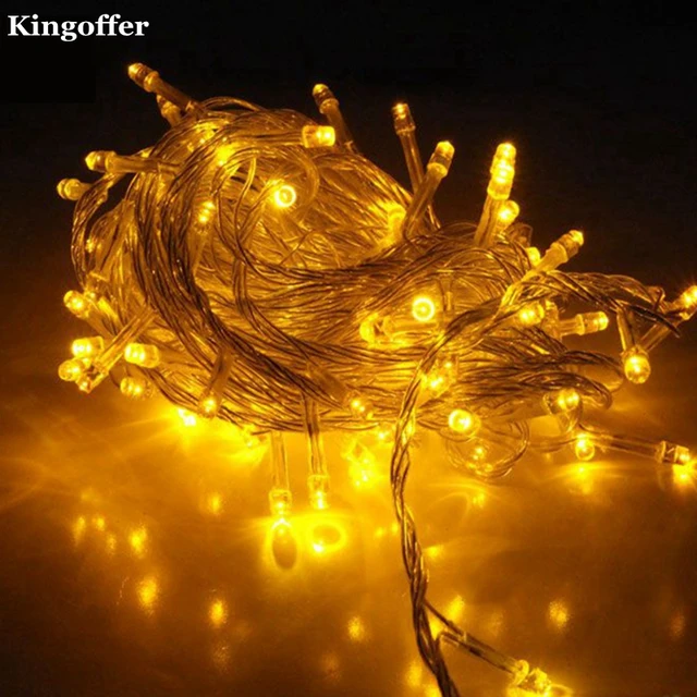 Kingoffer10M 30M 50M 100M LED String Light 110V 220V Waterproof Fairy Holiday Light for Christmas Festival Party Xmas Decoration