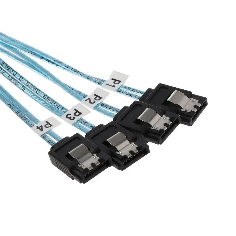 1 шт. Mini SAS 4i SFF 8087 36P 36 контактный разъем для 4 SATA 7 сплиттер Кабель