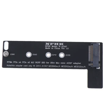 

PCI-Ex4 M.2 NGFF NVME AHCI SSD Converter Card Adapter For 2014macbook Mini A1347