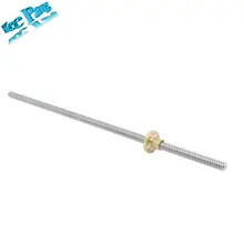 5pcs/lot RepRap 3D Printer THSL-300-8D Lead Screw Dia 8MM Thread 8mm Length 300mm with Copper Nut Free Shipping Dropshipping