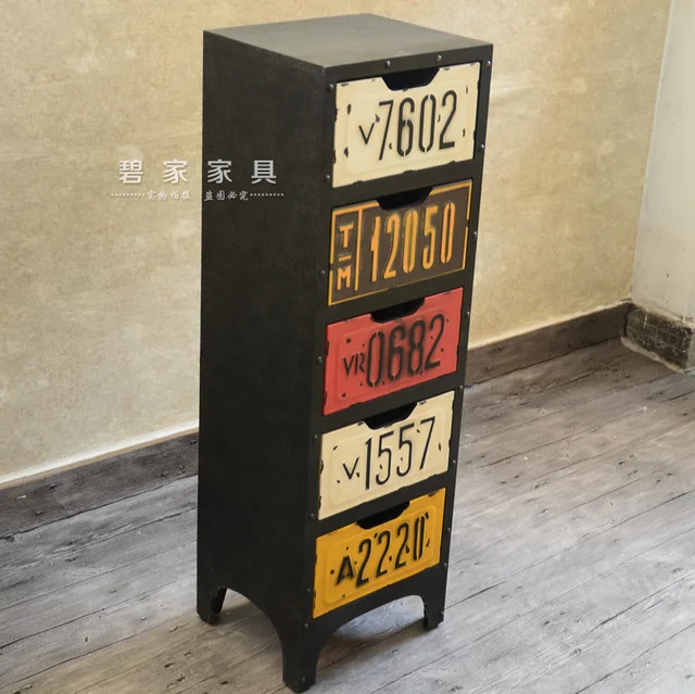 European American Rural Retro Chest Of Drawers Storage Cabinet Loft European American Rural Retro Chest Of Drawers Storage Cabinet Loft Style Porch Modern Personality