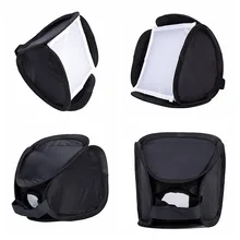 Softbox Rapid Portable Flash Silver Reflector Lightweight Photo Professional Small E23 Mini Studio Accessories SLR Camera godox gemini gt400 professional slr studio flash professional