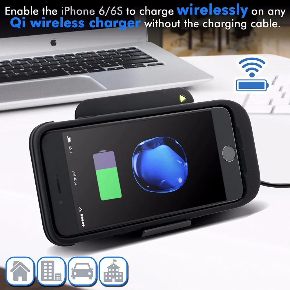 Original Yulinme MFi Qi Wireless Charger and Receiver Case