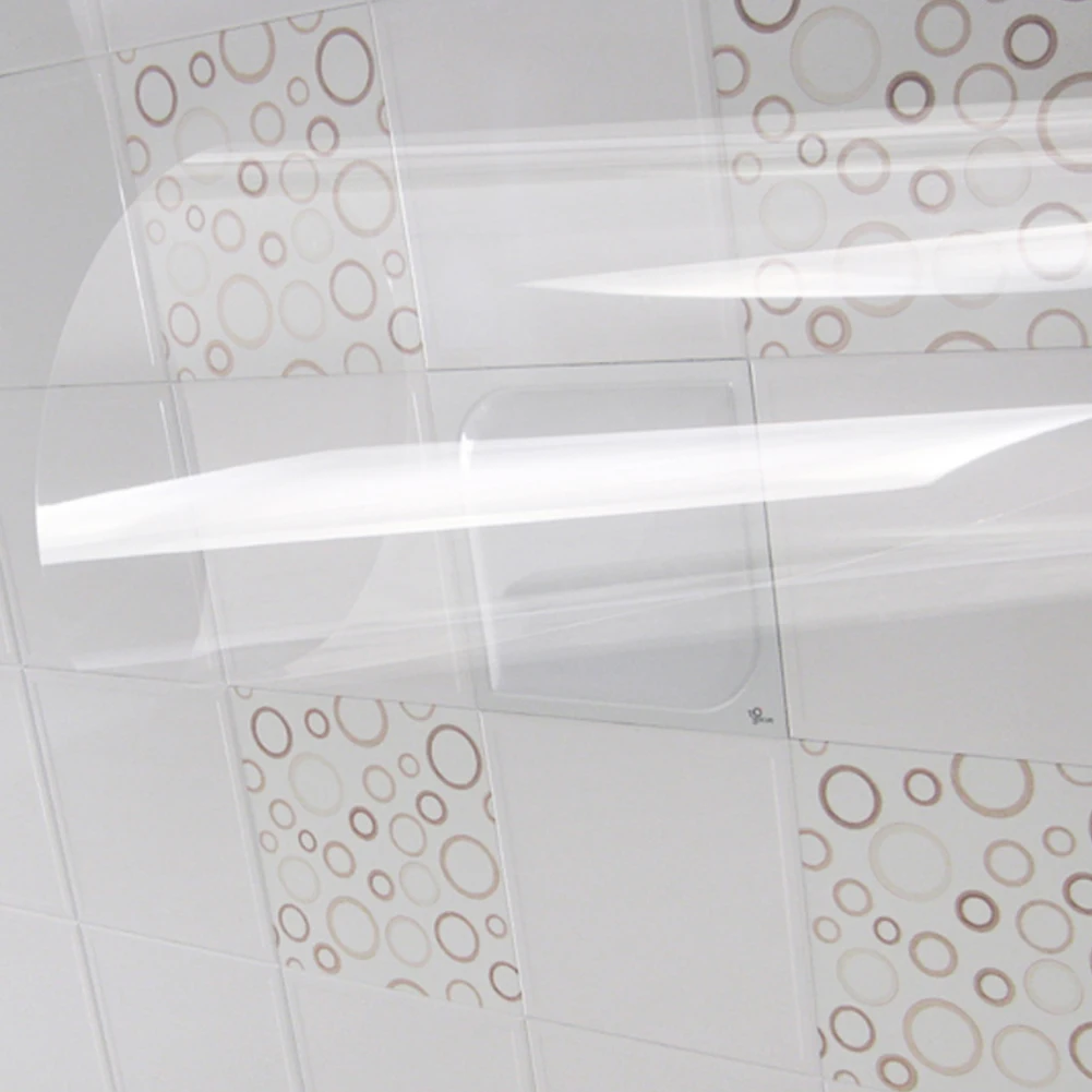 

75*45cm Household kitchen transparent oil proof wall sticker Waterproof stickers cupboard stickers