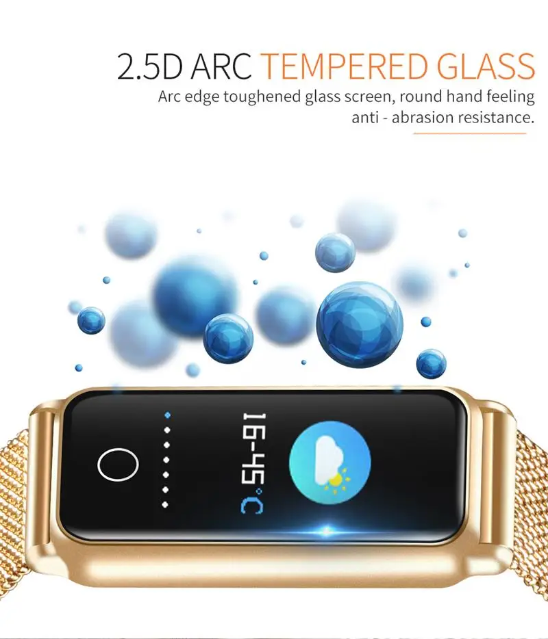 MOCRUX 2018 Smart Bracelet Wristband       - Smartband Sport Watch ios android IOS (5)