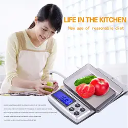Точная 2000 г x 0,1 г мини карманные грам электронные цифровой ювелирные весы Кухня весы Баланс ЖК-дисплей Дисплей