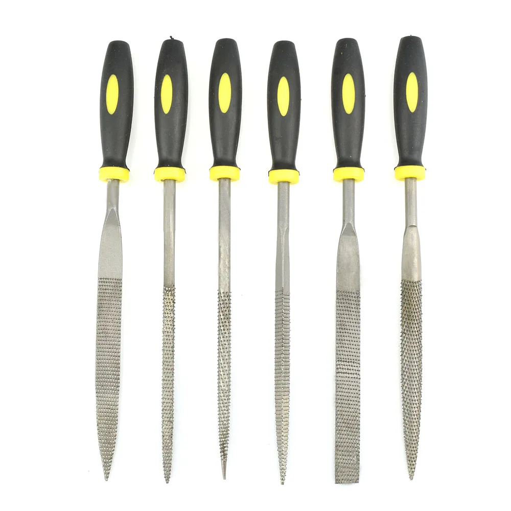 6pcs Hand File Set Rasp Woodworking Filling Tools Needles ...