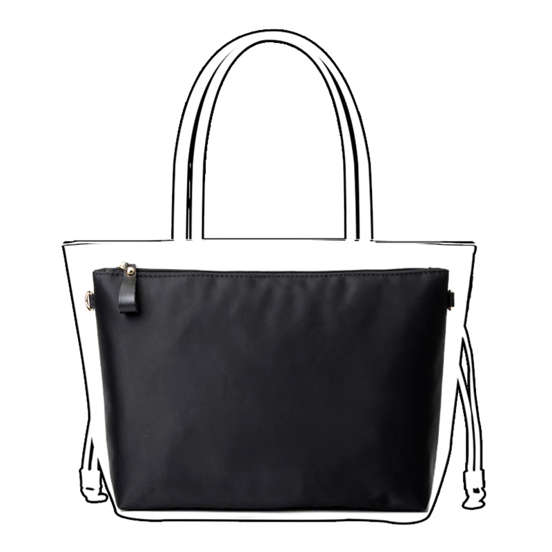 التجميل حقيبة إدراج المنظم حقائب حقيبة مستحضرات تجميل حقيبة سيدة مستحضرات التجميل السفر إدراج منظم سستة تخزين أكياس للإناث سيدة