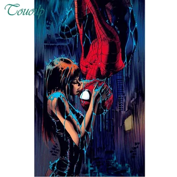 

Diamond mosaic diy diamond painting spider man diamond embroidery decoration famous star rhinestones picture cross stitch film