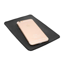 Черный Противоскользящий коврик для приборной панели автомобиля держатель для MP3 MP4 IPDA силиконовый липкий коврик нескользящий ключ монета солнцезащитные очки держатель телефона