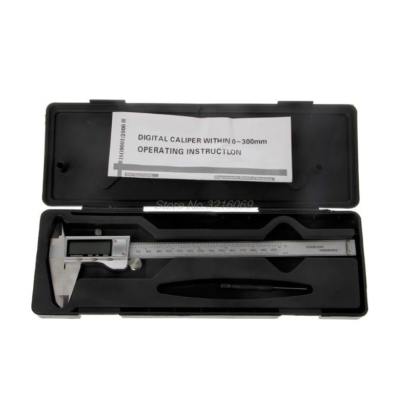 

0-200mm 8" LCD Electronic Digital Vernier Caliper Gauge Measure Stainless Steel