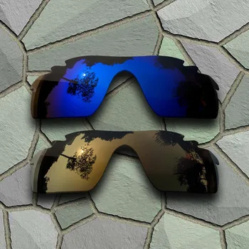 

Violet Blue&Bronze Copper Sunglasses Polarized Replacement Lenses for Oakley Radarlock Path Vented