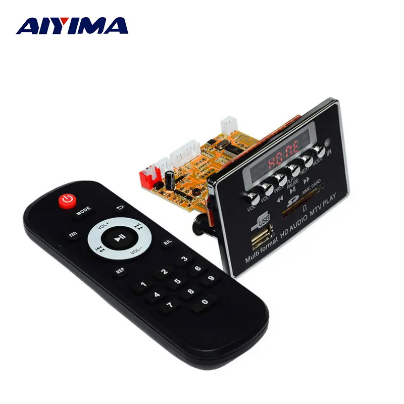 AIYIMA MP3 Player DTS Lossless HD Video Player Decode Board MP3 Decoder APE Player Bluetooth Audio Board