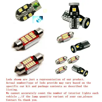 

Car Led Interior Lighting For Subaru FORESTER JUSTY3 4 LEGACY4 WRX Auto Led Reading dome lights bulbs for cars error free 4pc